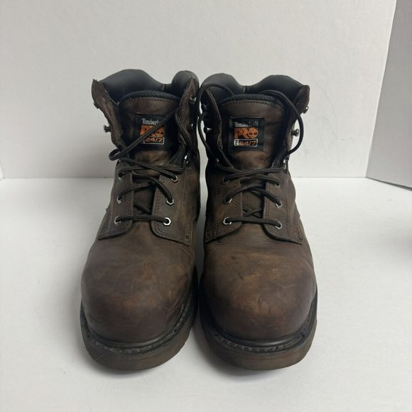 Timberland Pro Mens Pit Boss Steel Toe Work Boot Brown Size 13W main image 6